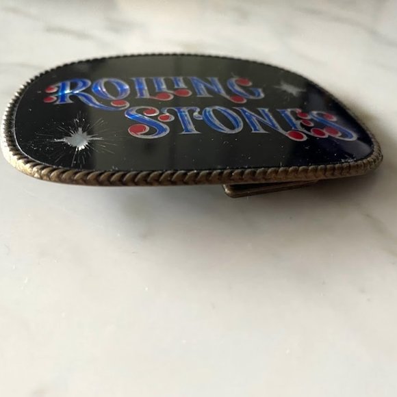 Vintage 70s Rolling Stones Belt Buckle - Picture 3 of 6